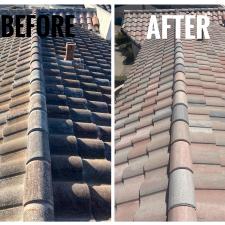 Beautiful Beach Front Concrete Tile Roof Cleaning in Pismo Beach, CA 